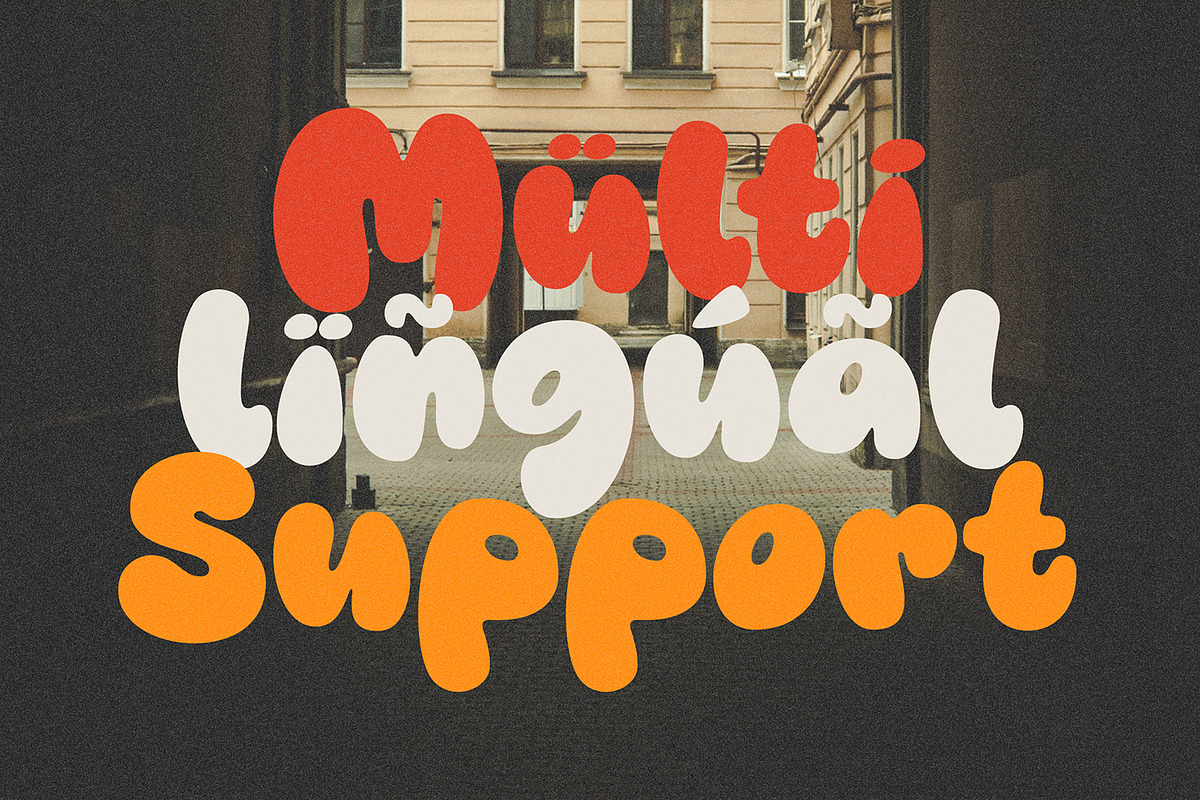 Bublis Funky Display, a Handwritten Font by Portocraft (Photo 4 of 10)