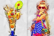 Fashion Sketch Photoshop Action, an Action Add-On by GorynArt (Thumbnail 20 of 24)