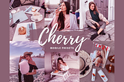 CHERRY PINK Mobile Lightroom Preset, an Action Add-On by 123PRESETS.COM (Thumbnail 1 of 10)