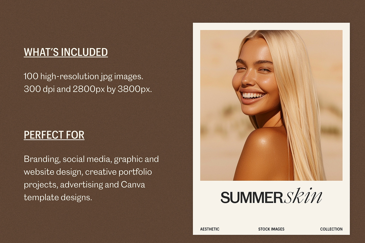 100 Summer Skin Beauty Stock Images, a Beauty & Fashion Photo by Make Stories Studio (Photo 4 of 10)