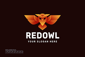 Owl Gradient Colorful Logo Design, a Branding & Logo Template by yuanesei