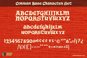 Corman Hand Drawn Celtic Font