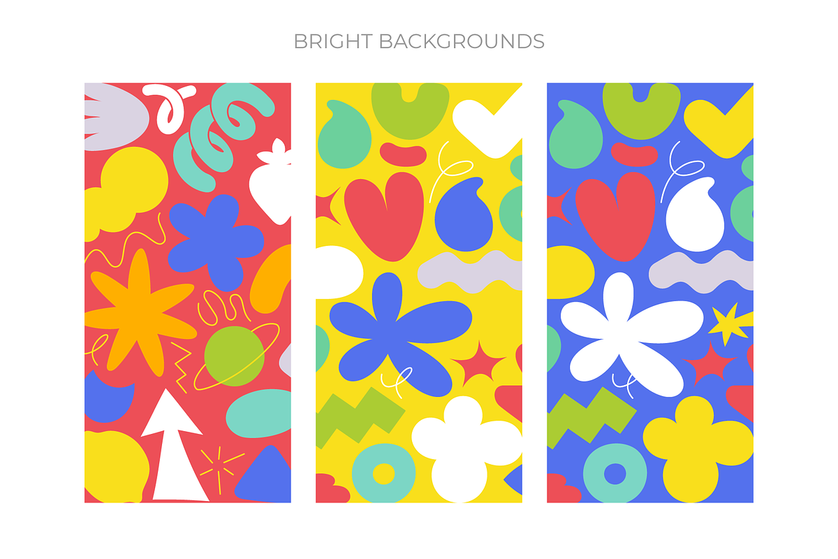 Vector Abstract Shapes Pack, a Pattern Graphic by Ilia Design (Photo 6 of 11)
