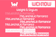 Melancholic Romance font, a Font by weknow (Thumbnail 7 of 8)