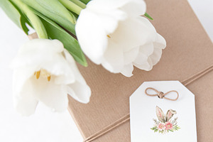 Gift Tag Mockup,Easter Mockup