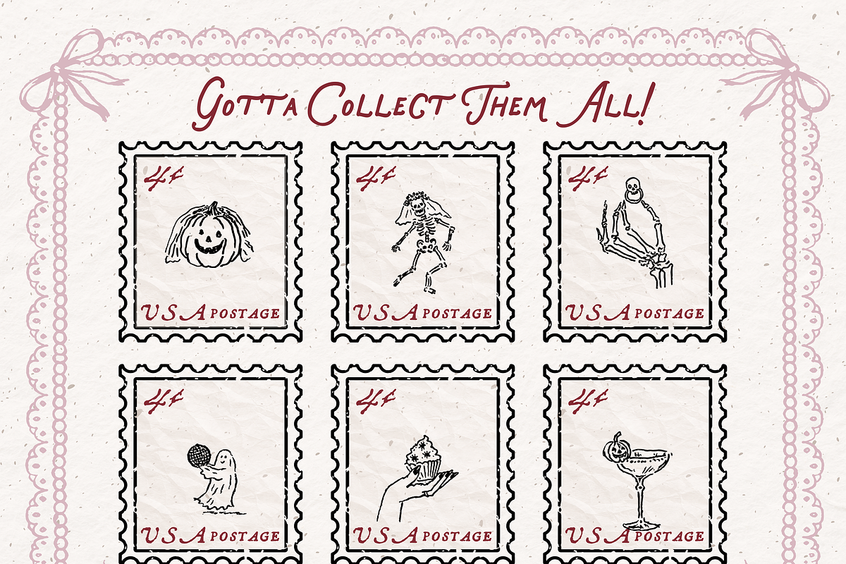 Halloween Bachelorette Clipart, a Seasonal Illustration by The October Creative (Photo 6 of 6)