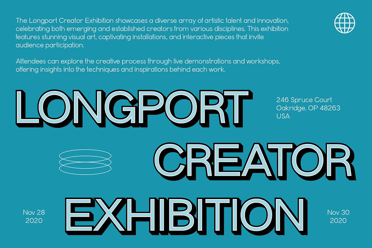 Chemian 3D, a Sans Serif Font by Craft Supply Co. (Photo 3 of 8)