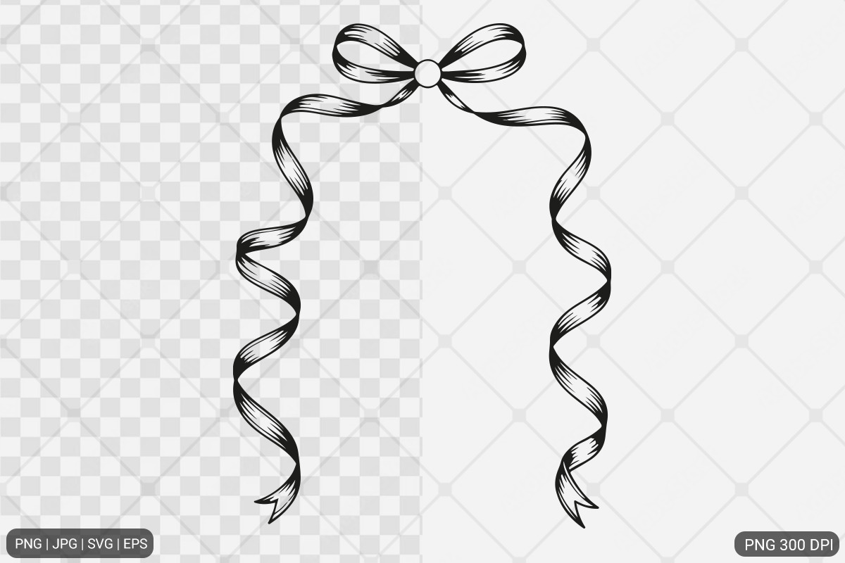 Bow Frame SVG PNG Bundle, an Illustration by Actual Pixel (Photo 3 of 19)