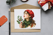 Christmas Cute Girls Sublimation Png, an Illustration by RobertsArt (Thumbnail 3 of 7)