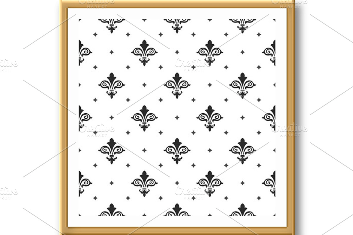 Geometric seamless floral pattern, a Pattern Graphic by RODINA (Photo 2 of 3)