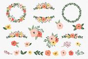 Hand Painted Fall Flowers, an Illustration by Indie Grace Design (Thumbnail 2 of 4)