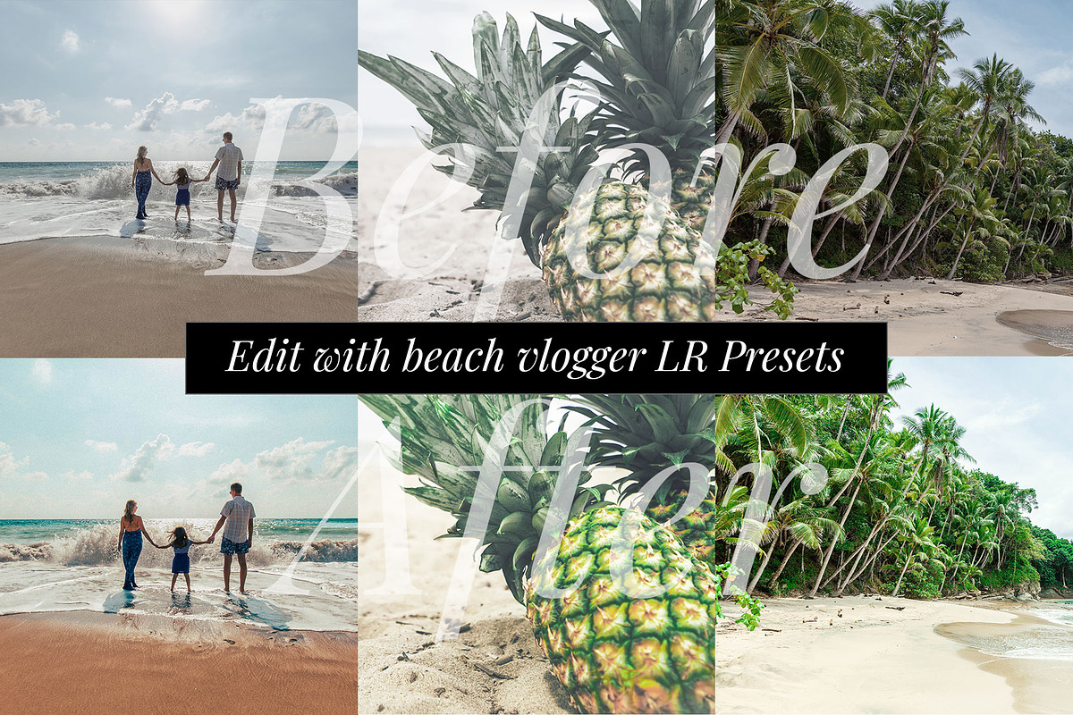 Beach Vlogging Lightroom Presets preview 4