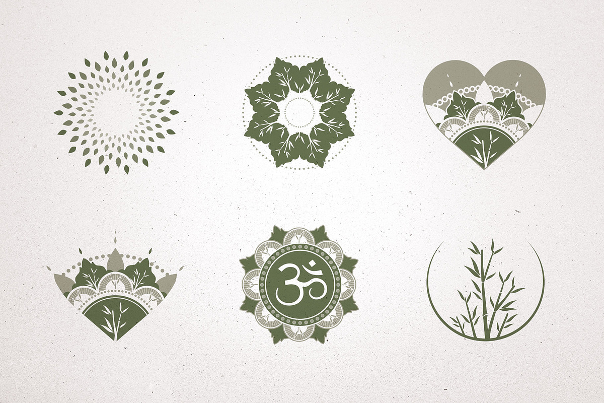 Mindful Bamboo Mandala Branding Kit, a Branding & Logo Template by Elibee (Photo 6 of 11)