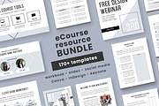 eCourse Resource Bundle, a Design Template by Studio Soluna (Thumbnail 1 of 31)
