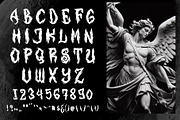 Rungkad Gothic Metal Font, a Blackletter Font by dansdesign (Thumbnail 4 of 12)