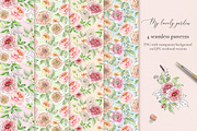 My lovely garden - watercolor & ink, a Decorative Illustration by long summer (Thumbnail 5 of 5)