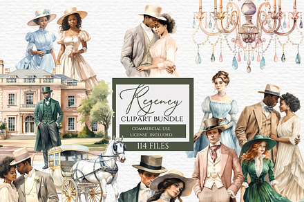 Regency era clipart, a Person Illustration by Invite to Clipart