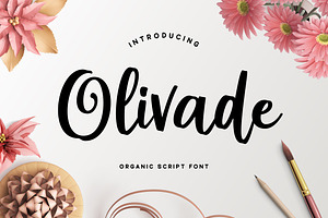 Olivade - Handwritten Script