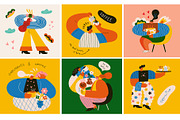 Coffee time, a Person Illustration by MoleskoStudio (Thumbnail 2 of 15)