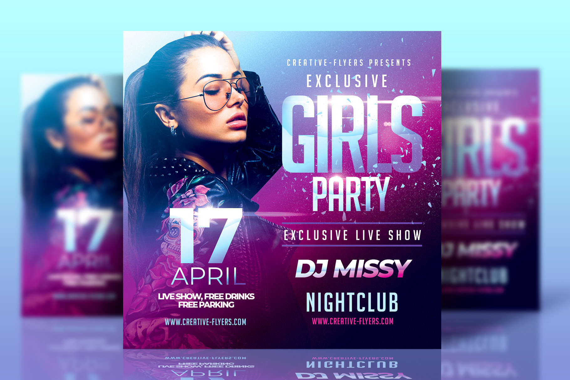 Night Club Flyer Template, a Flyer Template by Rome B Creation