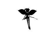 Fairies Silhouette Vector Set, an Illustration by Svetlana Voloshina (Thumbnail 9 of 13)