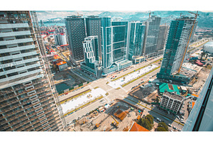 View Scenic Of Highrise Houses. Real, a Graphic by Our Amazing World