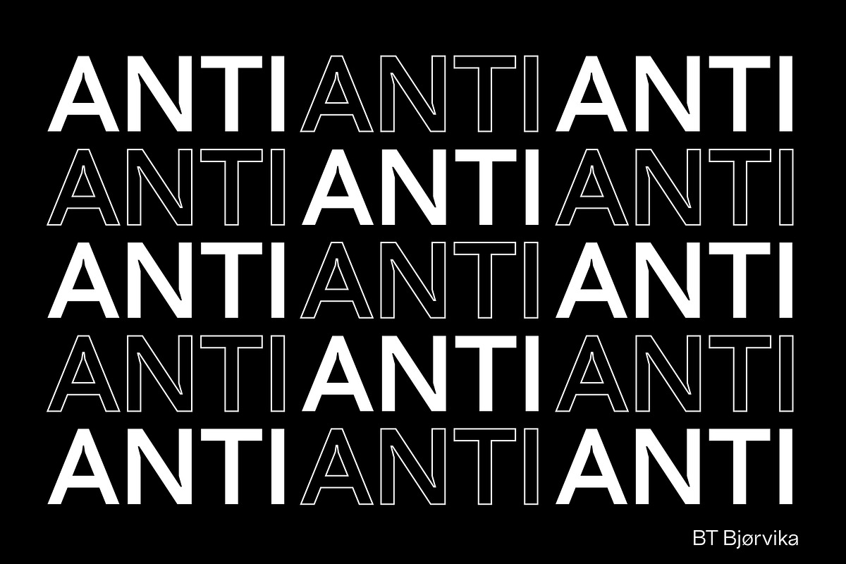 BT Bjørvika, a Sans Serif Font by BadType (Photo 6 of 10)