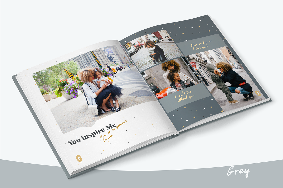 Photo Album Template - Grey, a Brochure Template by ArealPro (Photo 15 of 29)