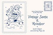 Christmas Clipart for Cards & Prints, a Person Illustration by SvetaGallery (Thumbnail 1 of 4)