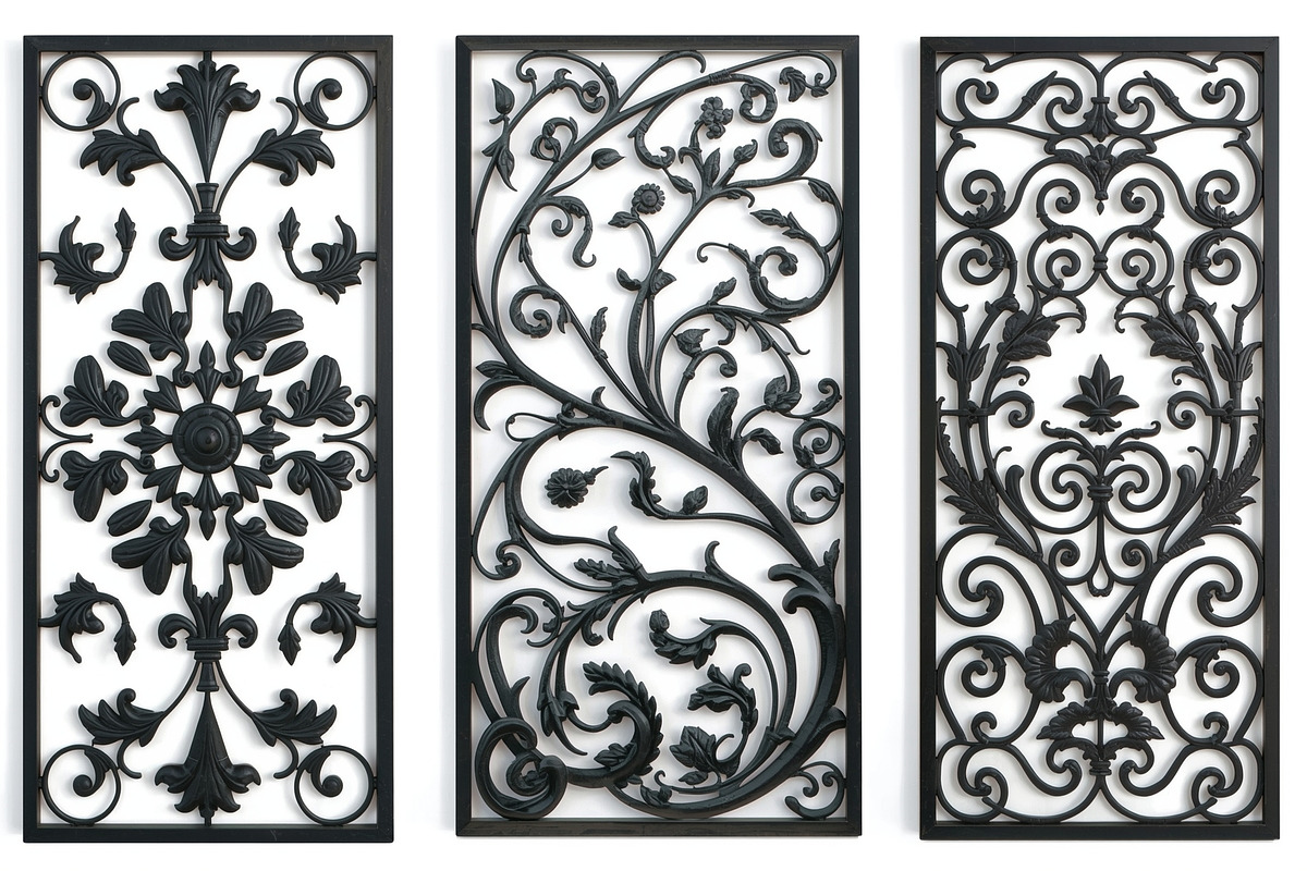 Decorative Floral Panel Silhouette, an Illustration by musafir_fashion (Photo 17 of 21)