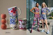 Bold Folk Naive Dark Floral Pattern, a Pattern Graphic by likorbut (Thumbnail 7 of 14)