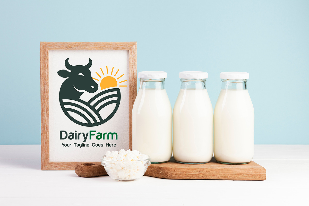 Minimal Dairy Farm Logo Design, a Branding & Logo Template by YUDesignStore (Photo 4 of 7)