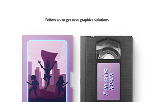 VHS Cassette Mockups Set