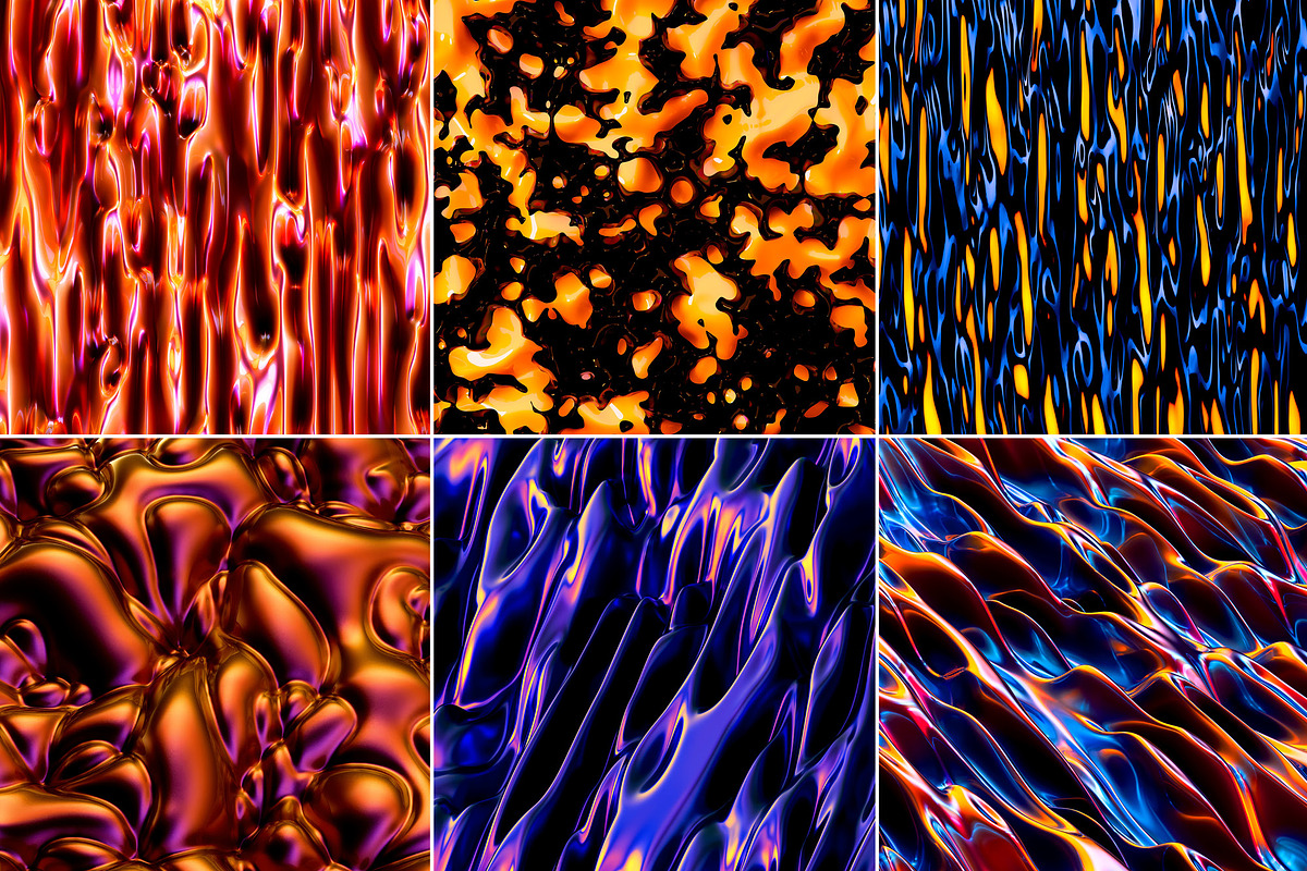 Fluctuate: Fluid Metallic Textures, a Texture Graphic by Chroma Supply (Photo 10 of 12)