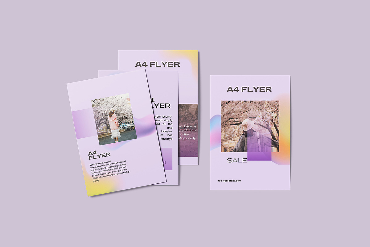 A4 Flyer Mockup, a Print Template by Difa Design (Photo 4 of 8)