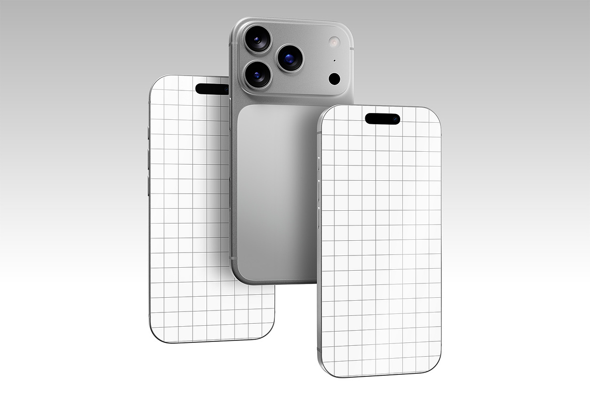 High Quality iPhone 17 Pro Mockup, an iPhone Mockup by Nathatype (Photo 5 of 9)