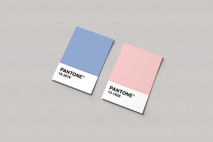 Pantone Card Mockups