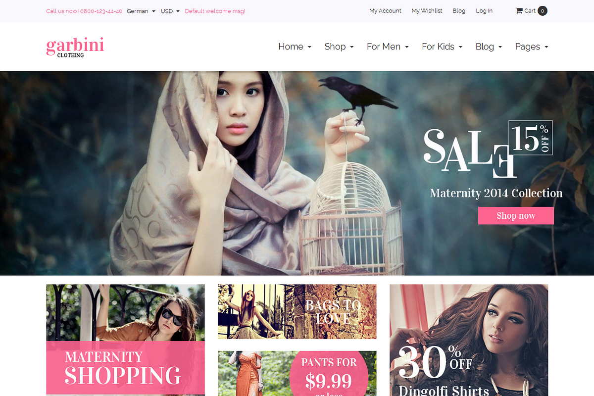 MGS Garbini - Light Clothing theme, a Websites & App Template by ArrowTheme (Photo 1 of 6)