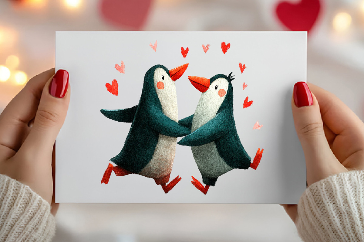 Funny Valentine’s Couples Clipart, an Illustration by Canvas Craft (Photo 6 of 6)