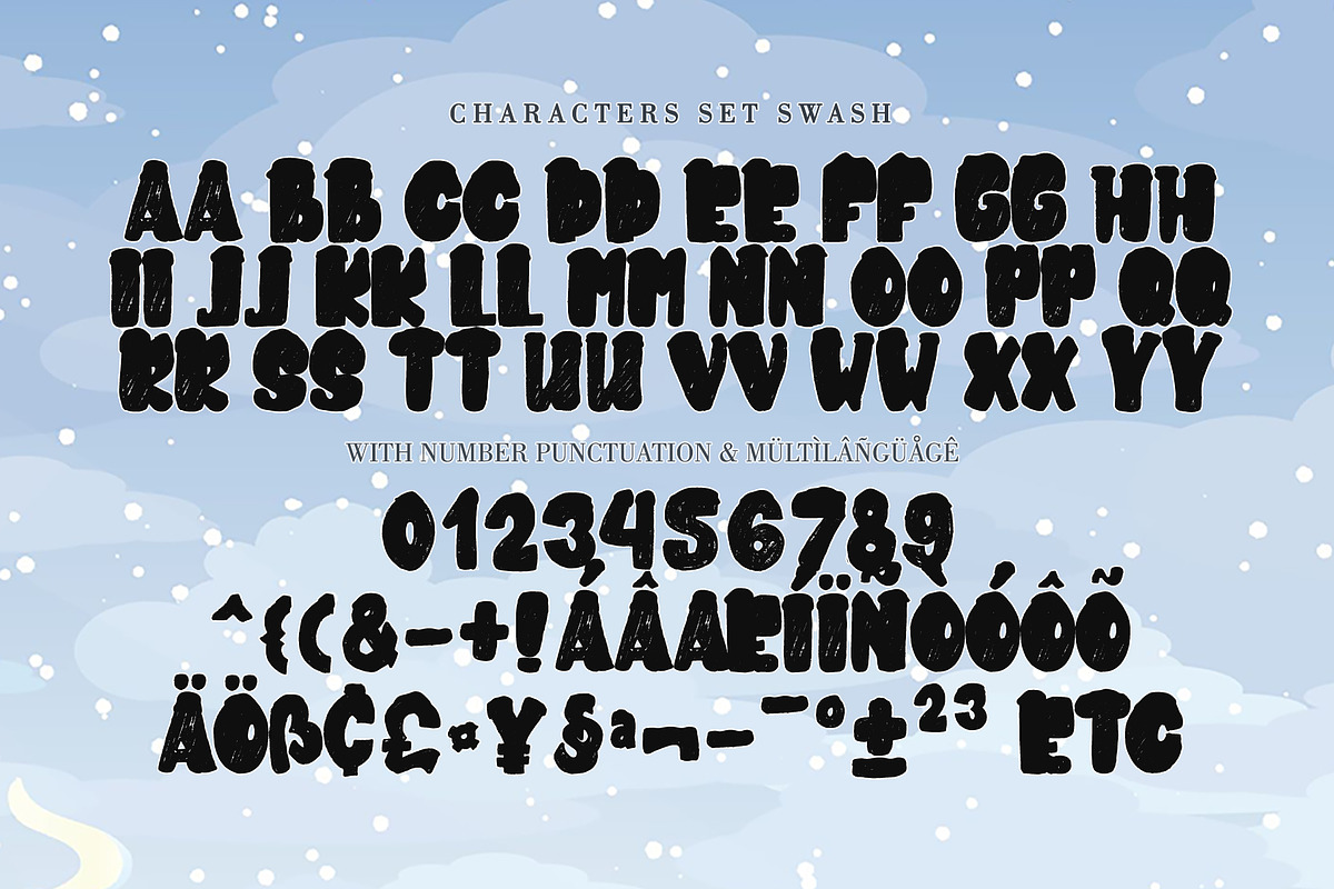 Snowky Brush, a Font by Letterara (Photo 8 of 8)