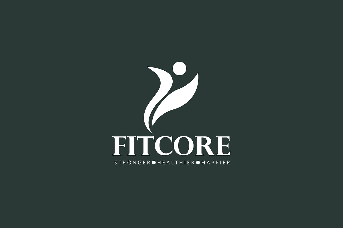 FitCore Fitness Logo Template, a Branding & Logo Template by SANB (Photo 2 of 3)
