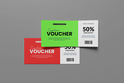 Gift Voucher Mockup, an Advertising Mockup by GraphicWindow (Thumbnail 6 of 9)