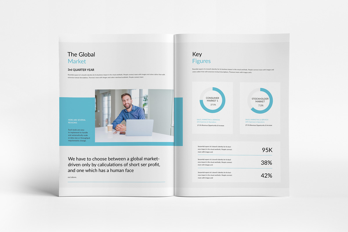Simple Proposal Template I Canva, a Brochure Template by PixWork (Photo 9 of 9)