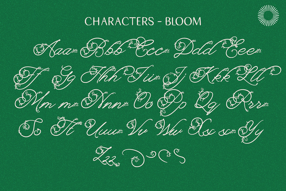 Alight Garden - Ornamental Script, a Script Font by Setara Langit CreativeStd (Photo 10 of 11)