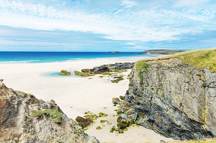 St ives atlantic ocean coast cornwall england containing sky, blue, and water, a Nature Photo by Anna Moskvina