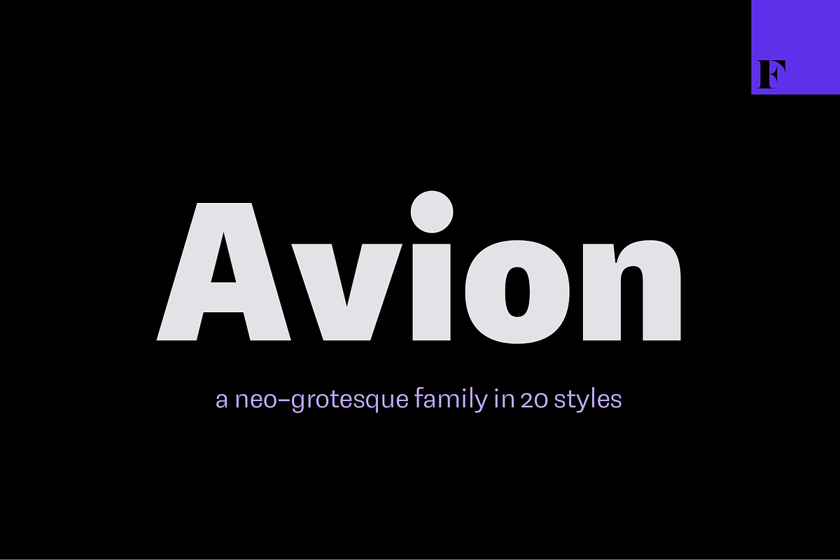 Avion -neo grotesque