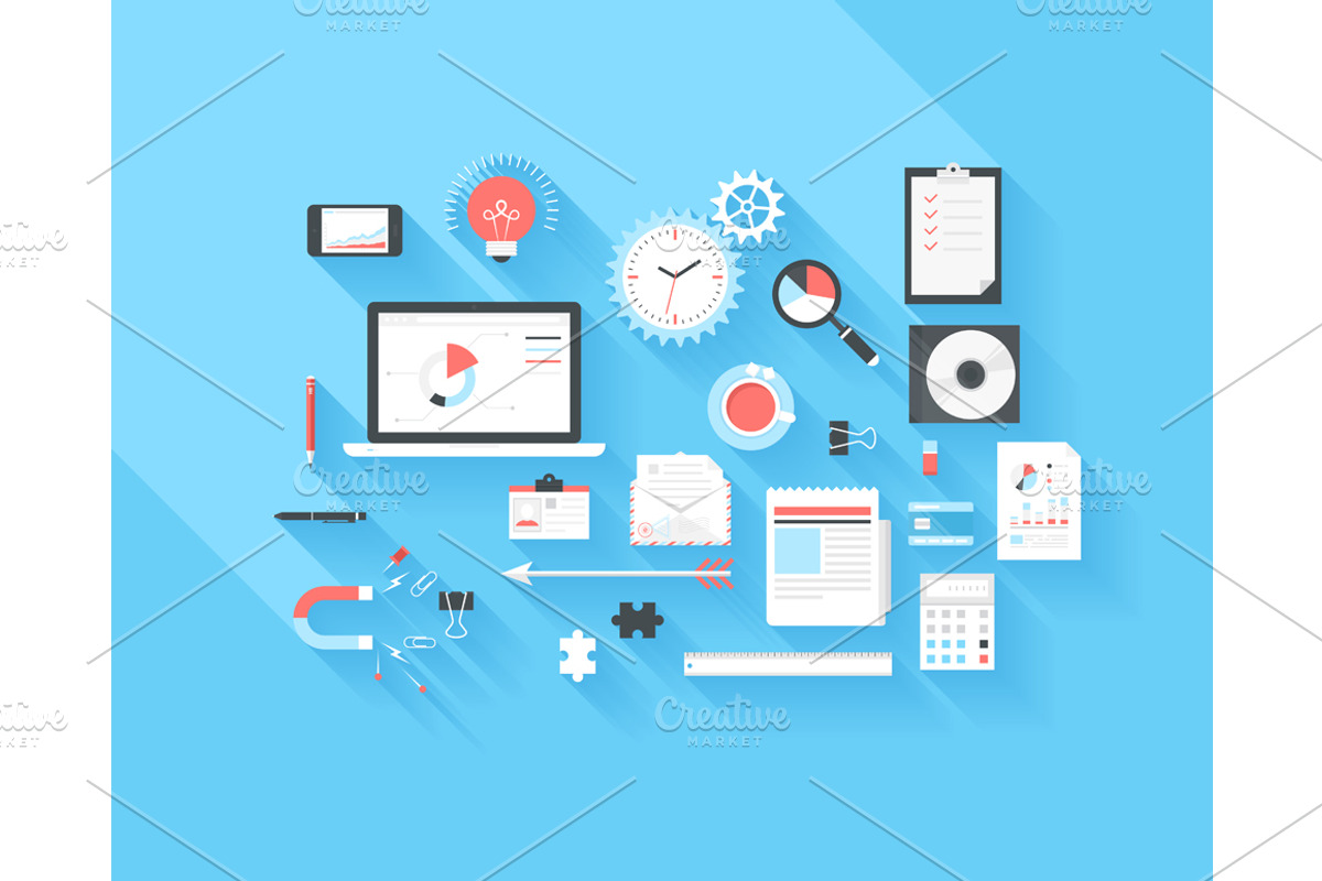 Business and office icons