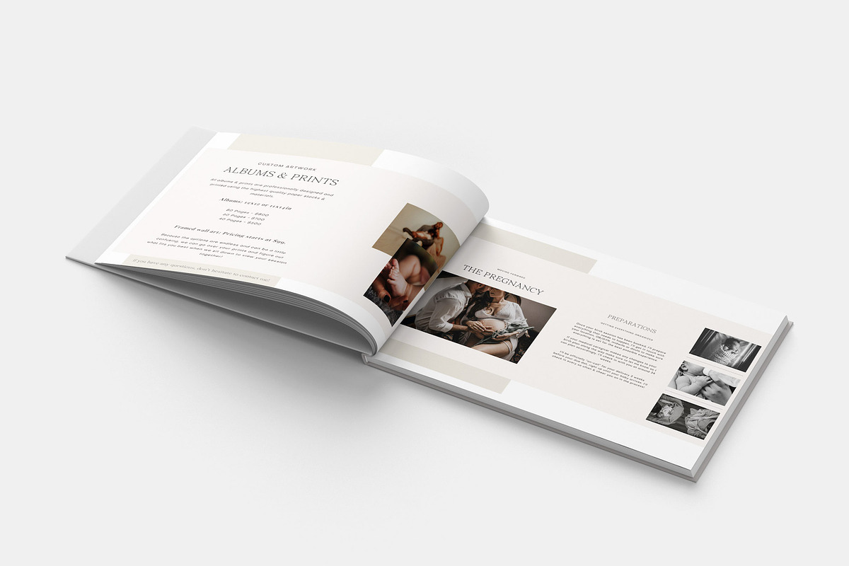 BIRTH PHOTOGRAPHER CLIENT GUIDE, a Magazine Template by Signature Edits (Photo 1 of 8)