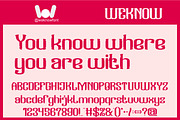Mighty Hearts font, a Blackletter Font by weknow (Thumbnail 5 of 8)