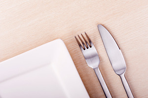 Modern Knife, Fork and Plate, a Food & Drink Photo by THP Creative